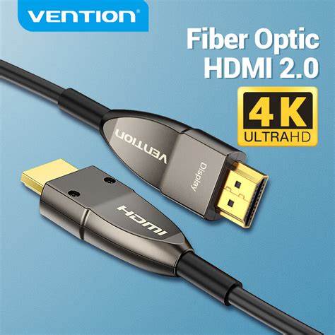 Vention ไฟเบอร์ออปติกสาย Hdmi 20 4k 60hz 18gbps สาย Fiber Optic Hdmi 2