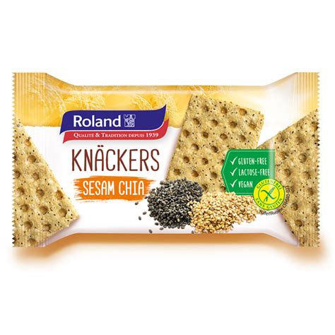 Sesame And Chia Crackers Roland Swiss Made Direct