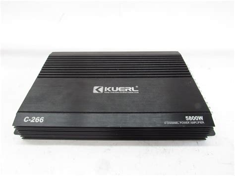 Kuerl C W Channel Power Amplifier