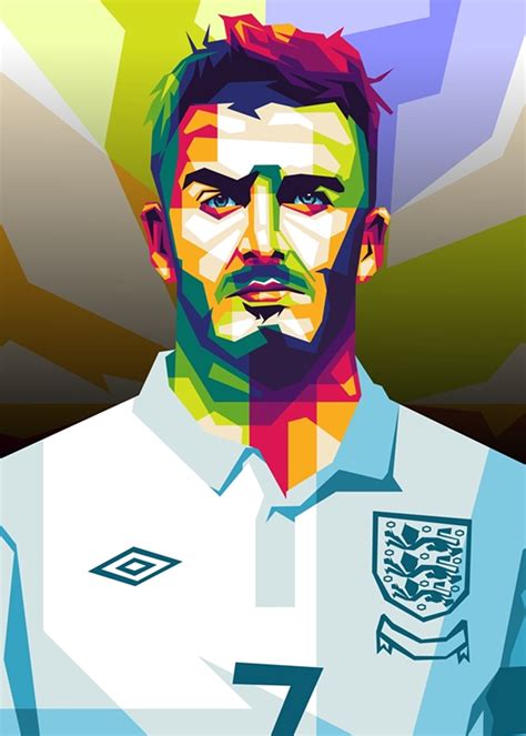 David Beckham Posters And Art Prints Door Dede Wira Printler