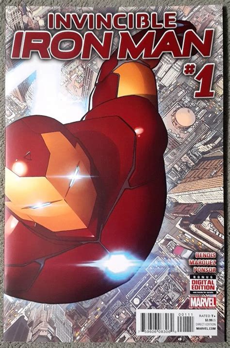 Invincible Iron Man 1 2016 Key Prime Stark Riri Ironheart Mary Jane Avengers Comic Books