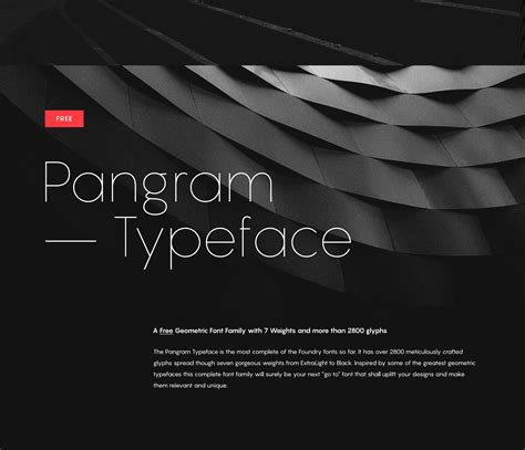 Pangram Extra Bold Font XFonts Pro