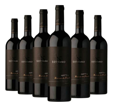 Vino Sottano Reserva De Familia Malbec Caja X 6 X 750ml Envío gratis