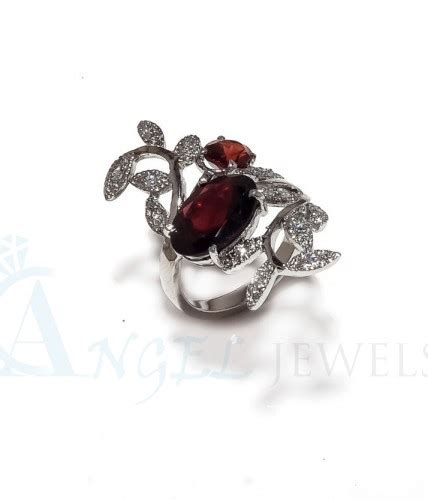 garnet rings - Angel Jewels