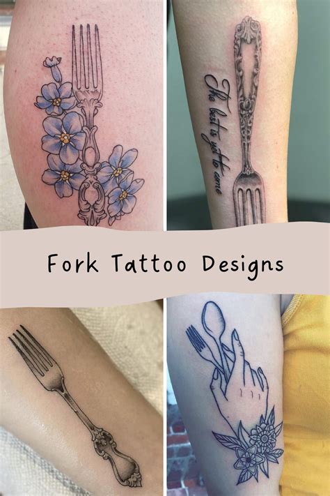 31 Fancy Fork Tattoo Designs (Surprising Meaning) - Tattoo Glee