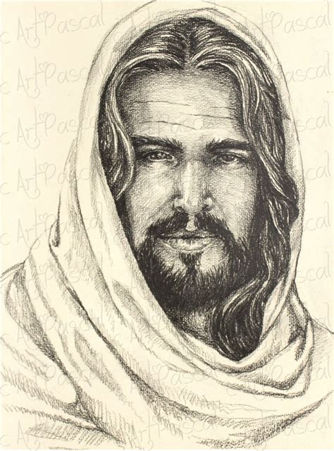 Jesus Christ Drawing Black And White At Explore