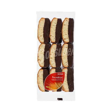 Hacendado Bocaditos bañados al cacao industrial Paquete 500 g