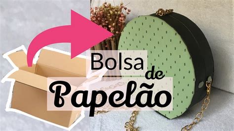 DIY Bolsa de papelão YouTube