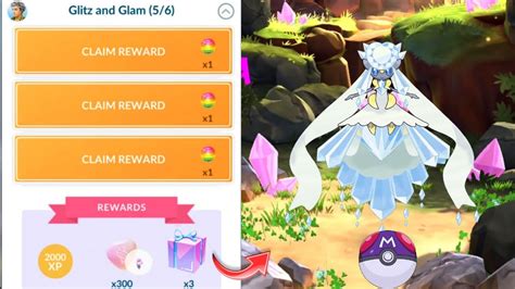 Exclusive Free Glitz And Glam Special Research With Mega Diancie In Pokemongo Youtube