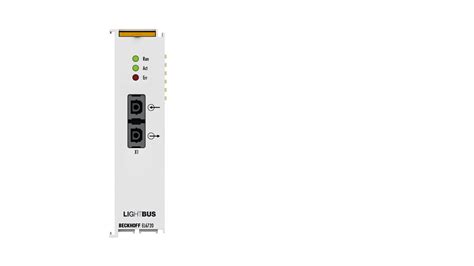 EL6720 EtherCAT 端子模块1 通道通信接口Lightbus主站 倍福 中国