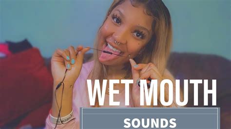 ASMR Wet FAST Mouth Sounds And Mic Kissing YouTube