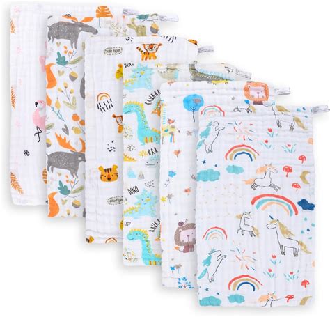 JoJo Jr Large Muslin Cloths For Baby Girl And Boy S Soft Skin Pack Of