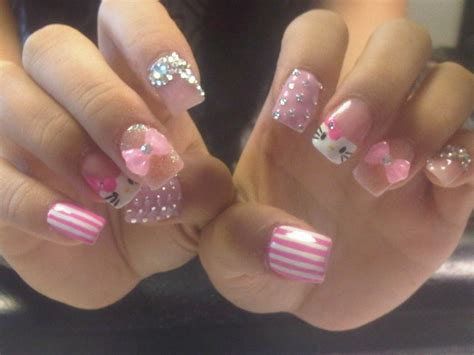 Hello Kitty Fancy Nails Designs Hello Kitty Nails C Curve Nails