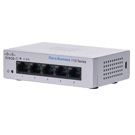 Cisco CBS110 5T D EU 10 100 1000 Mbps Unmanaged Desktop Gigabit Switch