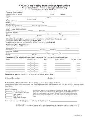 Fillable Online Financial Assistance Forms 2015 Pdf Fax Email Print