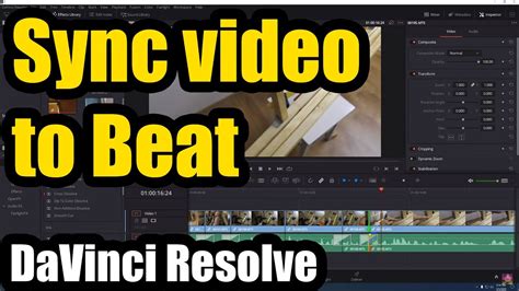 How To Sync Video To Music S Beat Davinci Resolve Youtube