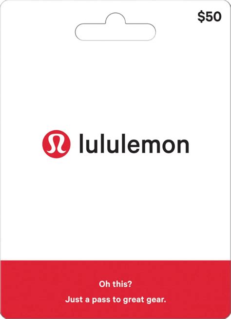 Lululemon $50 Gift Card Lululemon $50 - Best Buy