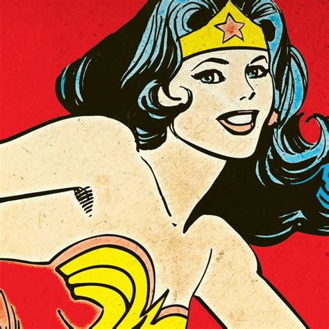 Wonder Woman Comic Constructivism Wall Art Digital Art