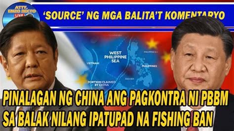 PINALAGAN NG CHINA ANG PAGKONTRA NI PBBM SA BALAK NILANG IPATUPAD NA