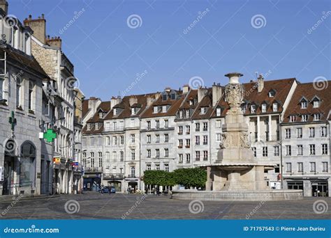 Besancon Historic City Center Editorial Stock Photo - Image of region ...