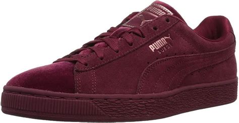 Puma Womens Suede Classic Velvet Wn Sneaker Cordovan 7