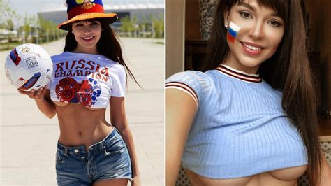 Russias New Hottest Football Fan… And Shes Not A Porn Star Photos Rt