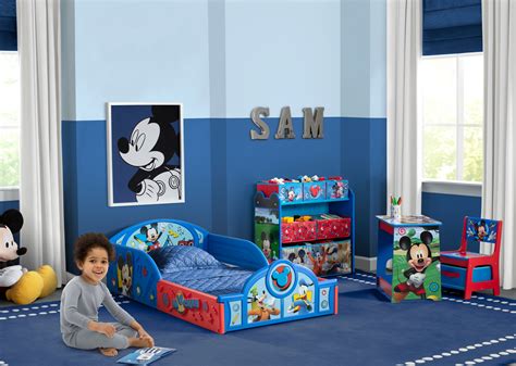 Mickey Mouse 4 Piece Room In A Box Bedroom Set Includes Delta Children