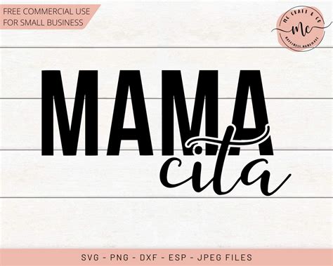 Mamacita Svg Mama Svg Spanglish Svg Mom Life Madre Ay Etsy