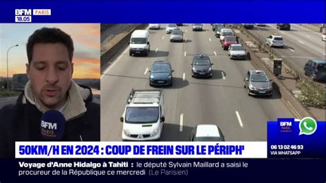 Paris la vitesse abaissée à 50 km h sur le périphérique dès le mois de