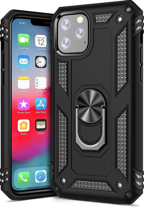 Bol Apple Iphone Pro Max Hoesje Anti Shock Hybrid Armor Met