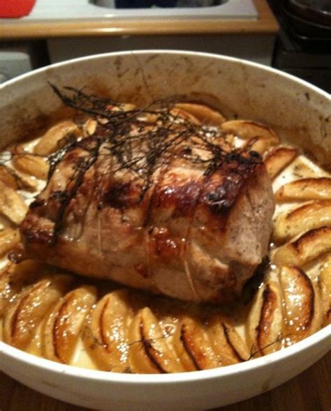 R Ti De Porc Aux Pommes Et Au Cidre Pour Personne Recettes Elle Table