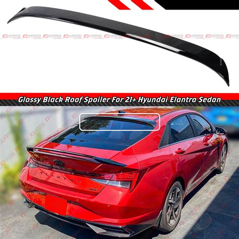 FOR 2021 2024 HYUNDAI ELANTRA 4DR SEDAN KDM GLOSS BLACK REAR WINDOW