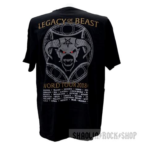 Iron Maiden Playera Legacy Of The Beast Tour Shaolin Rock Shop