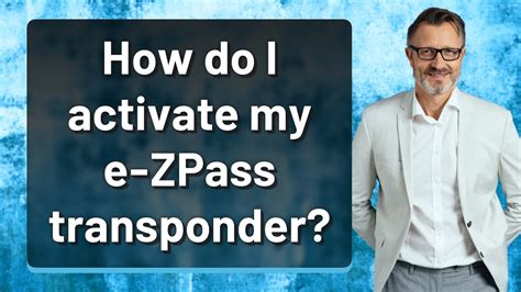 How Do I Activate My E Zpass Transponder Youtube