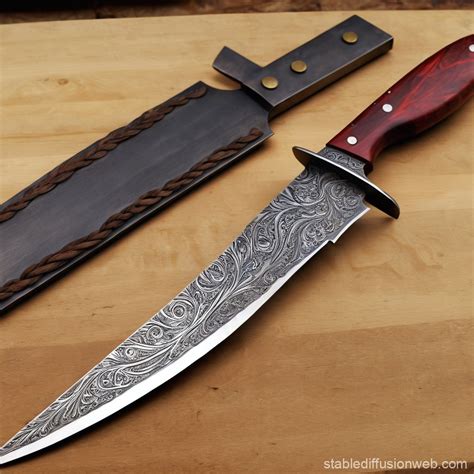 Mysterious Diy Knife Design Stable Diffusion Online