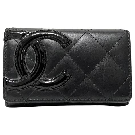 Chanel Cambon Black Leather Ref 524143 Joli Closet