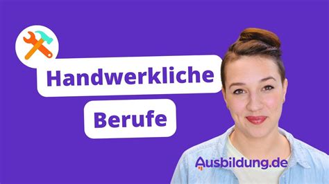 Handwerkliche Berufe Bewerbung Ausbildung Gehalt YouTube