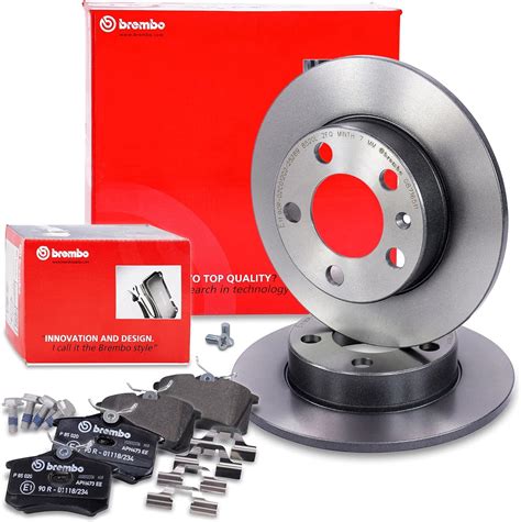 Brembo Coated Disc Line Bremsenset Hinterachse Inkl Bremsscheiben