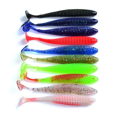 Pesca Artificial Pcs G Cm Soft Lure Japan Shad Worm Swimbaits