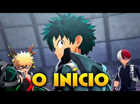 Saiu Novo Jogo GRÁTIS de BOKU NO HERO My Hero Ultra Rumble Jogo