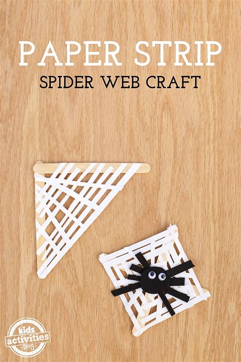 Cute Paper Spider Web Craft for Kids | Kids Activities Blog