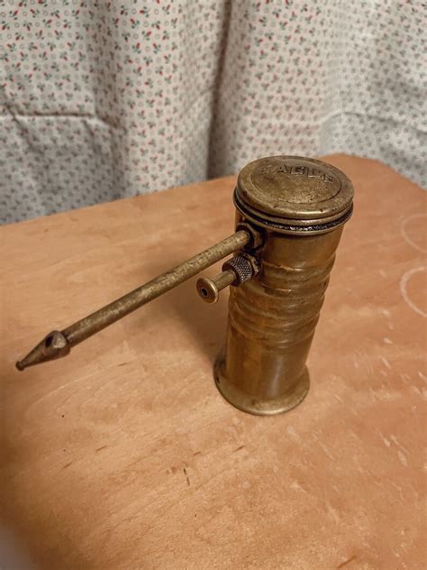 Vintage Brass Eagle Superpump Oil Can Etsy