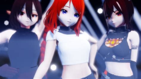 MMD Everglow Adios Rus Sub YouTube