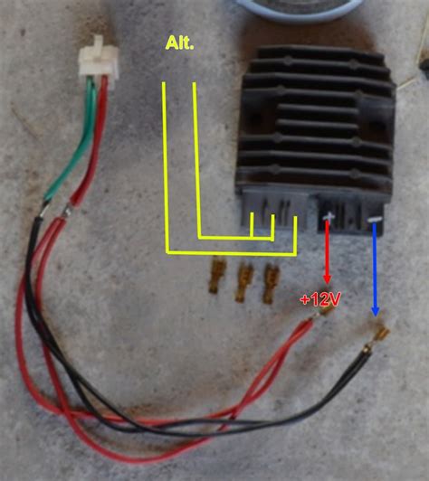 Redresseur R Gulateur Mosfet Les Motos Anglaises D Avant