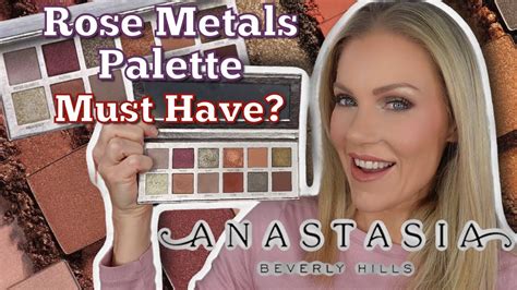 New Anastasia Beverly Hills Rose Metals Eyeshadow Palette The