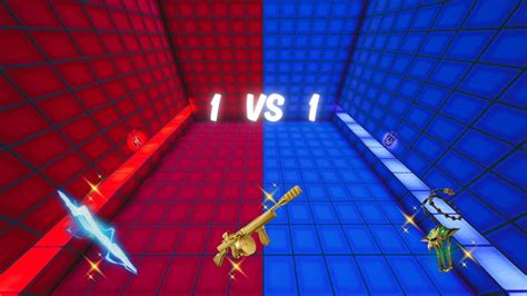 Fanciful 🌌 Red Vs Blue 🔴🔵 1v1 Fortnite Creative Map Code Dropnite