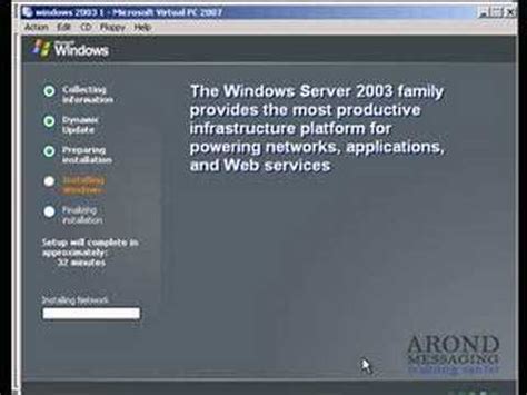 How To Install Windows 2003 Server Quick Simple YouTube