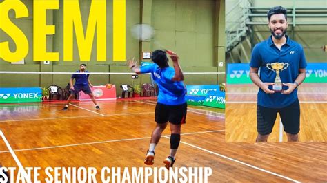 Jacob Vs Govind Semi Yonex Sunrise All Kerala State Senior Badminton