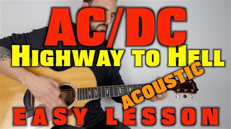 How To Play AC DC Highway To Hell Acoustic Guitar Techniques And