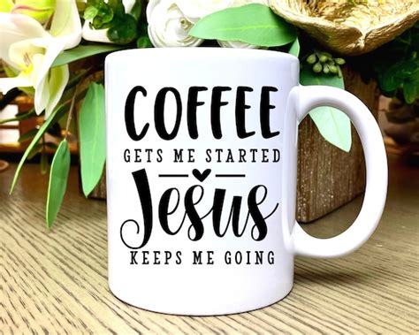 Jesus Coffee Mug Christian Coffee Mug Jesus Coffee Cup Etsy